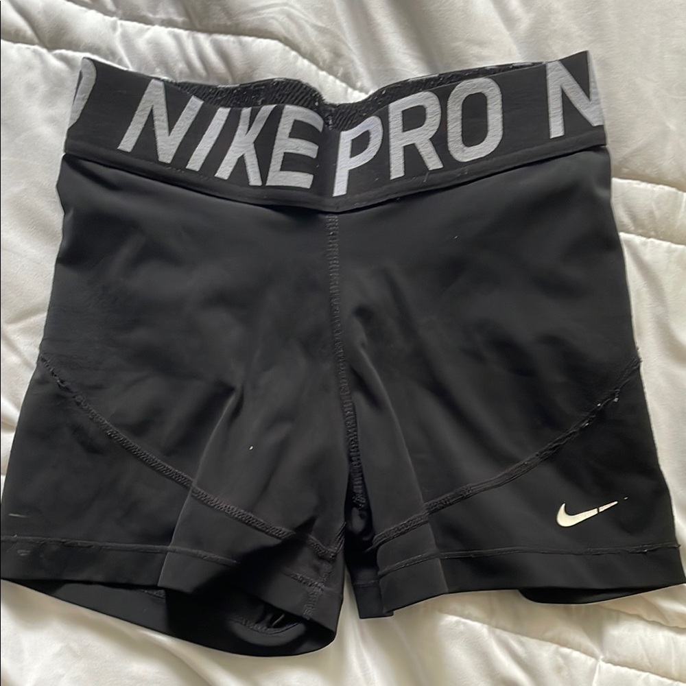 Nike Black Athletic Compression Shorts